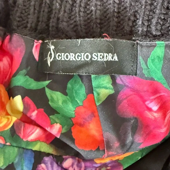 Vintage Y2K Fringe Floral Boho Pancho style Cardigan - Picture 6 of 7